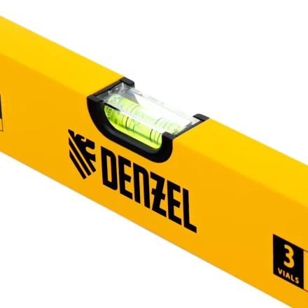 Уровень алюминиевый, 600 мм, фрезерованный, 3 глазка Denzel 33681 купить в Ноябрьске