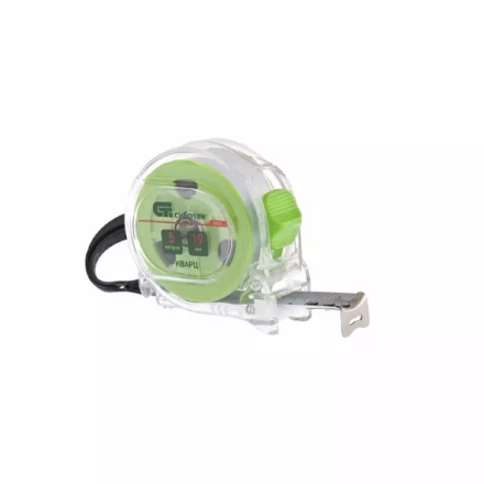 Рулетка Кварц, прозрачный корпус, амортизатор, 5 м х 19 мм  СИБРТЕХ 32521 купить в Ноябрьске