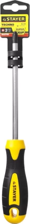 Отвертка STAYER &quot;MASTER&quot; &quot;ТECHNO&quot;, двухкомпонентная рукоятка, магнитный наконечник, Cr-V, PH3x150мм 2508-3-15_z02 купить в Ноябрьске
