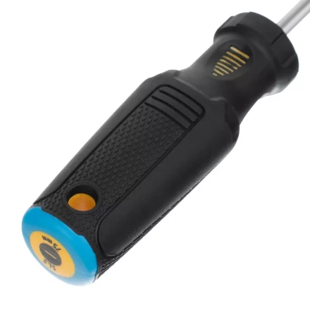 Отвертка SL5x75 мм, CrV, трехкомпонентная рукоятка Denzel 12194 купить в Ноябрьске