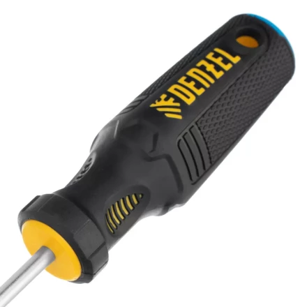 Отвертка SL5x75 мм, CrV, трехкомпонентная рукоятка Denzel 12194 купить в Ноябрьске