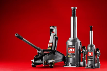 Домкрат гидравлический бутылочный, 16т, 220-420 мм, MIRAX 43260-16 43260-16 купить в Ноябрьске