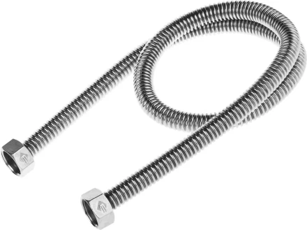 Подводка ЗУБР &quot;ЭКСПЕРТ&quot; сильфонная из нержавеющей стали, для воды, г/г (гайка-гайка), 1/2&quot;, 0,8м 51011-G/G-080 купить в Ноябрьске