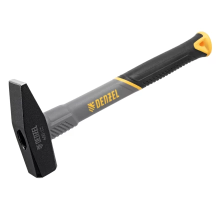 Молоток слесарный, 600 г Denzel, кованый, фибергласовая рукоятка c TPR покрытием, 10486 купить в Ноябрьске