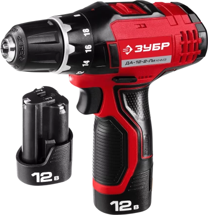 Дрель-шуруповерт 2 АКБ ДА-12-2-Ли КНМ3 серия МАСТЕР купить в Ноябрьске