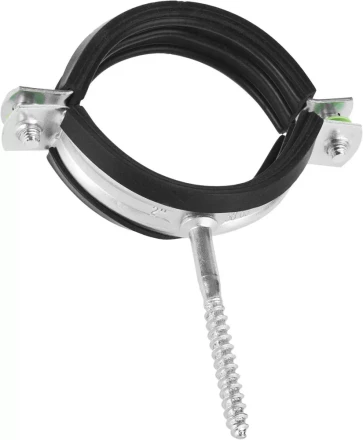 ЗУБР. Хомут трубный оцинкованный, с шурупом, 2&quot;, 1шт 37854-58-63-1 купить в Ноябрьске