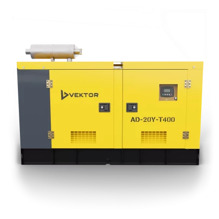 Дизельный генератор Vektor AD-20Y-T400 в шумозащитном кожухе купить в Ноябрьске