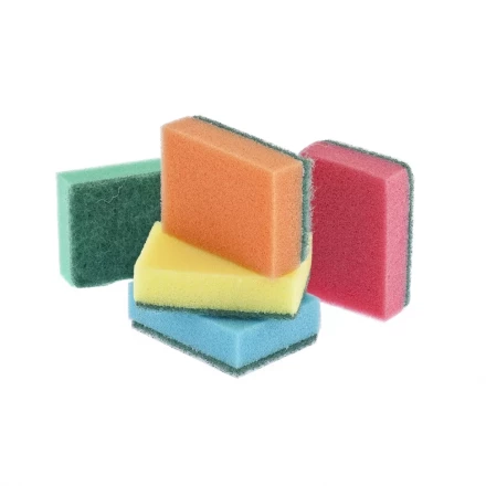 Губки для посуды Optima 96х64х27 мм 5шт ТМ Elfe 92351 купить в Ноябрьске