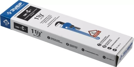 Ключ трубный разводной ЗУБР &quot;ПРОФЕССИОНАЛ&quot;, Сr-V, 300мм / 1,5&quot; 27339-1_z01 купить в Ноябрьске