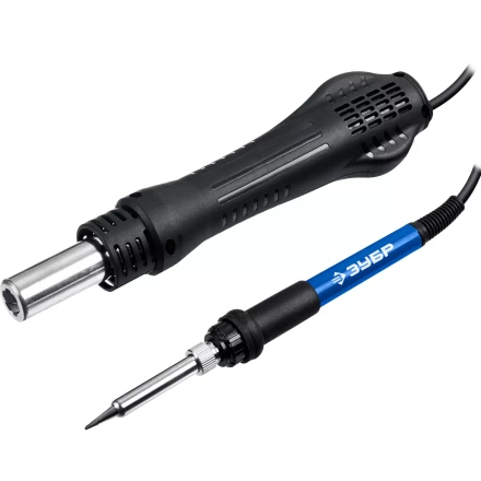 ЗУБР ПСР-650, 100 - 500°С, 650 Вт, 2 в 1, ремонтная паяльная станция, Профессионал (55427) купить в Ноябрьске