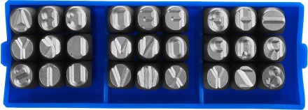 Клейма ЗУБР буквенные латинские, шрифт 8мм 21505-08_z01 купить в Ноябрьске