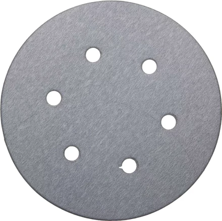 Круг шлифовальный URAGAN &quot;Универсальный с покрытием стеарата цинка&quot; на липучке, 6 отверстий, P180, 150мм, 5шт 907-43113-180-05 купить в Ноябрьске