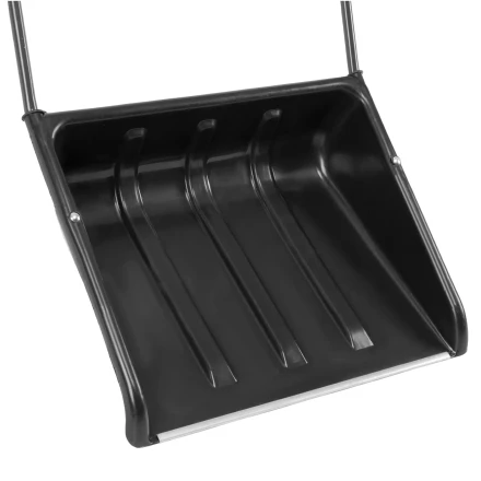 Движок для уборки снега пластиковый Сибртех, 570 х 470 х 1300 мм, стальная рукоятка, Россия, 615925 купить в Ноябрьске