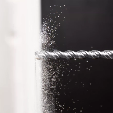 Бур по бетону Denzel, 20 x 310 мм, двойная спираль, три пылеотводящие кромки, 705048 купить в Ноябрьске