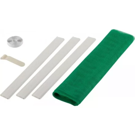 Сетка STAYER &quot;COMFORT&quot; противомоскитная для двери, с крепежной лентой и грузиками, ПЭТ, зеленая, 1,0 х 2,2 м 12502-10-22 купить в Ноябрьске