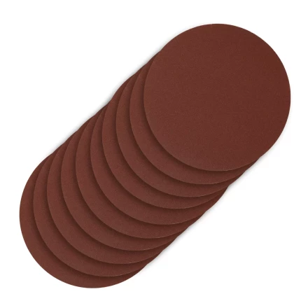 Круг абразивный на ворсовой подложке под &quot;липучку&quot;, P 600, 125 мм, 10 шт Сибртех 738767 купить в Ноябрьске