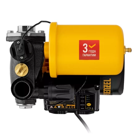 Насосная станция Denzel PS500C, 500 Вт, напор 35 м, 2200 л/ч, ресивер 2 л, блок управления 97249 купить в Ноябрьске