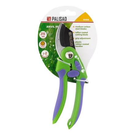 Секатор с наковальней Palisad 604868, регулировка захвата купить в Ноябрьске