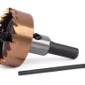 HSS-TiN коронка MESSER 30мм с центр. сверлом и толкающей пружиной для  лист. материала  до 2 мм ц/х купить в Ноябрьске