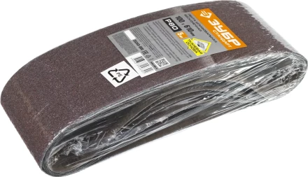 Лента шлифовальная бесконечная ЗУБР &quot;СТАНДАРТ&quot; на тканевой основе, для ЛШМ, P40, 100х610мм, 5 шт 35343-040 купить в Ноябрьске