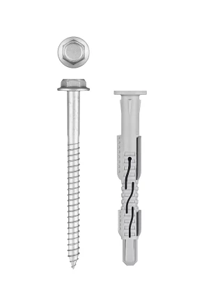 ЗУБР ФД-Ц 10x 100 мм, фасадный дюбель, нейлон/цинк, 50 шт (301455-100) купить в Ноябрьске