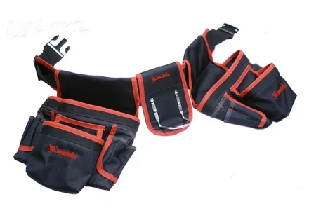 Сумка - пояс двойная 20 карманов держатель для молотка MATRIX 90240 купить в Ноябрьске