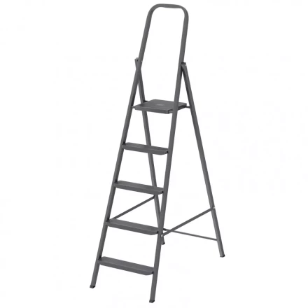 Стремянка 5 ступени компактная стальная Россия Сибртех 97945 купить в Ноябрьске