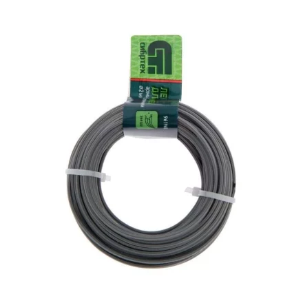 Леска для триммера звезда 2,4 мм х 15 м Сибртех 961735 купить в Ноябрьске