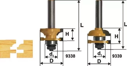 Набор фрез комб рамочных хв 12мм 9341 купить в Ноябрьске