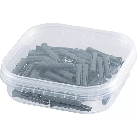 Дюбель 6х40 &quot;Еж&quot; распорный полипропиленовый 1000 шт Сибртех 46023 купить в Ноябрьске