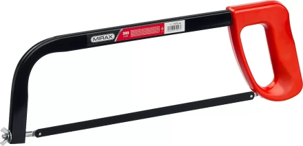 Ножовка по металлу MIRAX, пластиковая рукоятка, металлическая усиленная рамка, 300 мм 1573_z01 купить в Ноябрьске