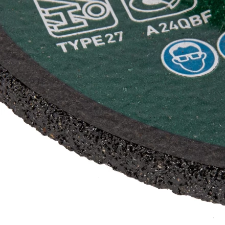 Круг шлифовальный по металлу Сибртех, 125 х 6 х 22.2 мм, 9%WA+75%A+16%B, 744007 купить в Ноябрьске