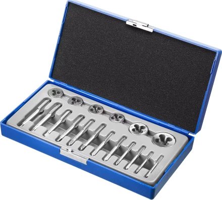 Набор ЗУБР &quot;МАСТЕР&quot; с металлорежущим инструментом, в пластиковом боксе 18 предметов 28120-H18 купить в Ноябрьске