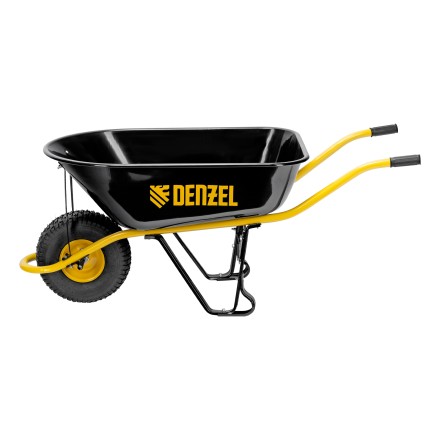 Тачка строительная Denzel 689965, усиленная, объем 130 л, 230 кг, колесо 15х6.00-6 купить в Ноябрьске
