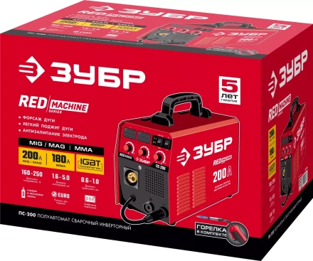 Полуавтомат сварочный инверторный МIG-MAG c функцией ММА ПС-200 серия МАСТЕР купить в Ноябрьске