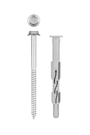 ЗУБР ФД-Ц 10 x 120 мм, фасадный дюбель, нейлон/цинк, 50 шт (301455-120) купить в Ноябрьске