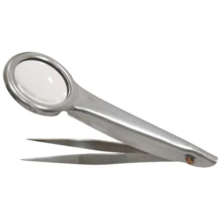 Лупа с пинцетом 8 кратная D 27 мм тип 2 Sparta 913795 купить в Ноябрьске