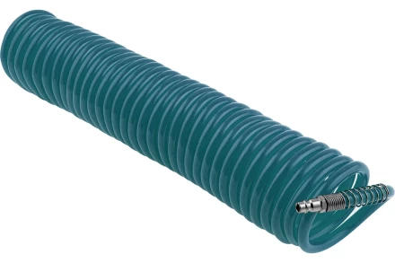 Шланг спиральный воздушный 8х12 мм 18 бар с быстросъемными соединениями 10 м STELS 57015 купить в Ноябрьске