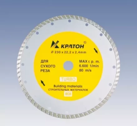 Круг алмазный TURBO HOBBY 125 х 22,2 х 2,4 мм Кратон 1 08 03 002 купить в Ноябрьске