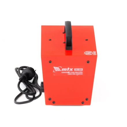 Тепловая пушка керамическая SHC-2000, квадратная, 230 В, 120 м3/ч, 1/2 кВт MTX 96422 купить в Ноябрьске