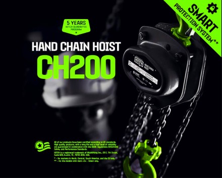 Таль ручная цепная HITCH CH200-G, 1 т, 6 м. Гальваническая цепь купить в Ноябрьске