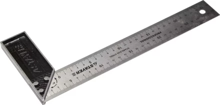 Угольник STAYER &quot;PROFI&quot; столярный, гравированная шкала, нержавеющее полотно 37мм, 300мм 3431-30_z01 купить в Ноябрьске