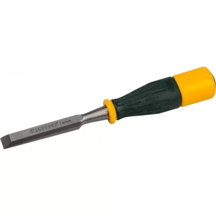 Стамеска KRAFTOOL &quot;EXPERT&quot; упрочненное полотно, ударочпрочная двухкомп ручка, стальной затыльник для ударных работ,14мм 1815-14_z01 купить в Ноябрьске