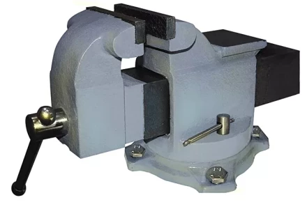 Тиски  слесарные поворотные 125мм с наковальней 20085 купить в Ноябрьске