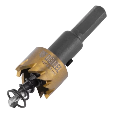 Коронка по металлу HSS, 20 мм, нитридтитановое покрытие Denzel 724101 купить в Ноябрьске