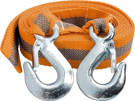 Трос буксировочный 5 тонн 2 крюка пакет STELS Россия 54375 купить в Ноябрьске