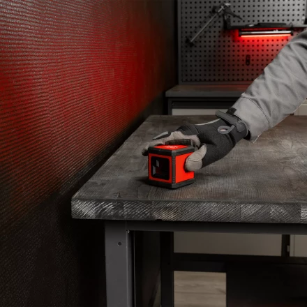 Лазерный уровень MTX XQB RED Basic SET, 10 м, красный луч, батарейки, резьба 1/4&quot; 35018 купить в Ноябрьске