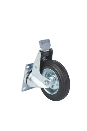 Колесо поворотное усиленное резина SRCB 63 160 мм с тормозом 1027197 купить в Ноябрьске