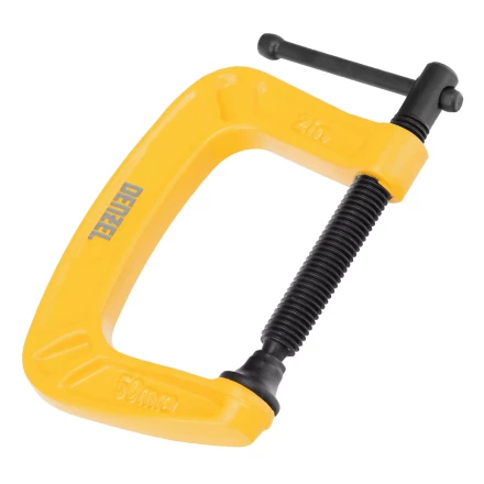 Струбцина G-образная Denzel, усиленная, 50 мм, 20641 купить в Ноябрьске