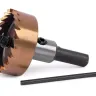 HSS-TiN коронка MESSER 35мм с центр. сверлом и толкающей пружиной для  лист. материала  до 2 мм ц/х купить в Ноябрьске